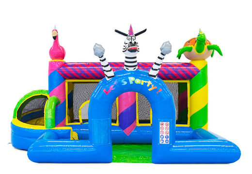 Order inflatable bouncy castle in Party theme for children. Buy inflatables online at JB Inflatables America
