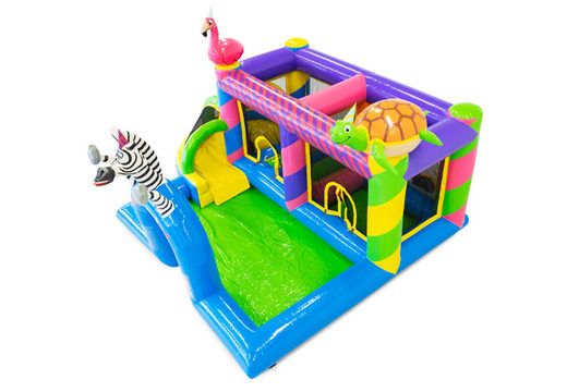 Order Inflatable Party bouncy castle with prints for children. Buy bouncy castles online at JB Inflatables America