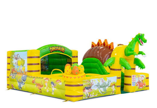 Order colored inflatable park in Dino theme for children. Buy inflatables online at JB Inflatables America