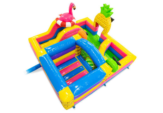 Buy Flamingo bouncy castle for children. Order bouncy castles online at JB Inflatables America