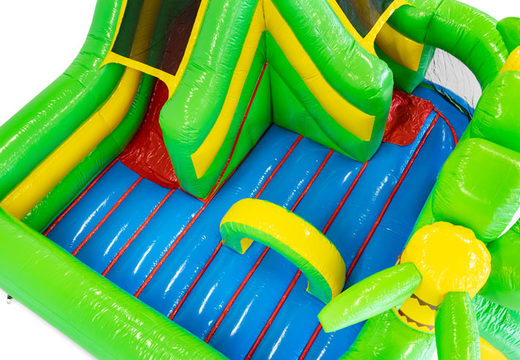 Funcity air cushion for sale in Crocodil theme for children. Buy inflatable air cushions at JB Inflatables America