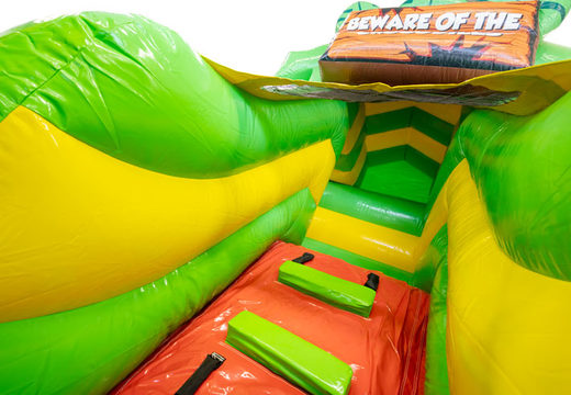 Buy Funcity air cushion in Crocodil theme for children, Order inflatable air cushions at JB Inflatables America