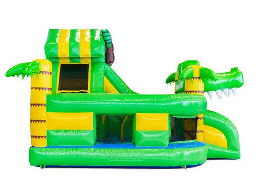 Order inflatable Funcity Crocodil bouncy castle for children. Buy inflatable bouncers now at JB Inflatables America