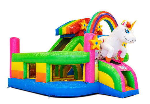Buy inflatable Funcity Unicorn bouncy castle for children. Order now inflatable bouncy castles at JB Inflatables America
