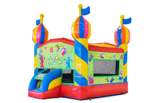 Buy Jumper Basic 13ft bouncy castle in Party theme for children. Order inflatables online at JB Inflatables America