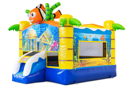 Buy Jumper Basic 13ft bouncy castle in Seaworld theme for children. Order inflatables online at JB Inflatables America