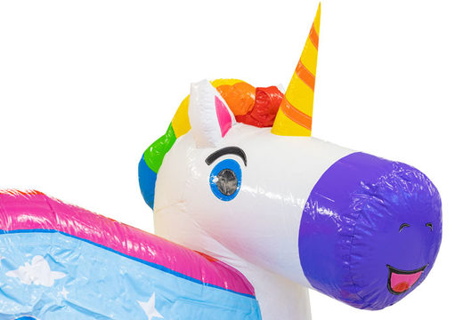 Jumper Basic 13ft inflatables in Unicorn theme for children for sale. Order inflatables online at JB Inflatables America