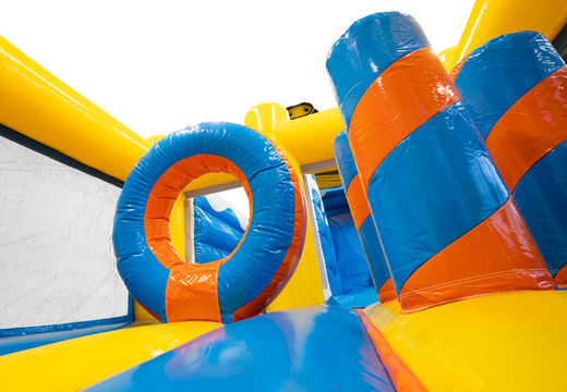 Buy a 4 in 1 slide in the Rubber Duck theme for your kids. Order inflatable slides now online at JB Inflatables America
