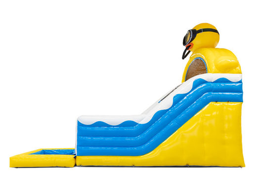Order Rubber Duck inflatable 4 in 1 slide for your children. Buy inflatable slides now online at JB Inflatables America