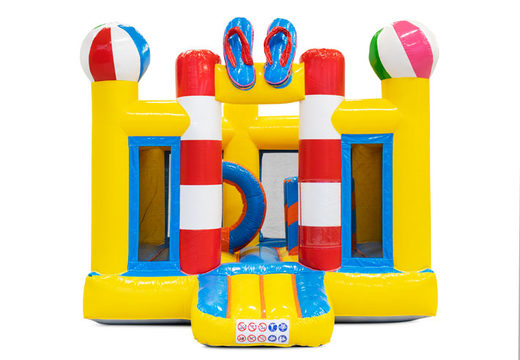 Order a 4 in 1 slide in the Rubber Duck theme for your kids. Buy inflatable slides online now at JB Inflatables America