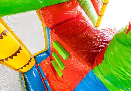 Buy inflatable Mini Multiplay Crocodil bouncy castle for your kids. Order inflatable bouncers at JB Inflatables America
