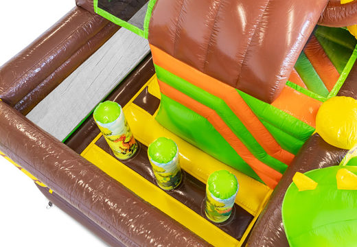 Order inflatable Mini Multiplay Dino bouncy castle for kids. Inflatable bouncers for sale at JB Inflatables America