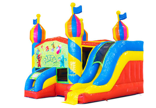 Buy Inflatable Slide Park Combo Party bouncy castle for kids. Order now inflatable bouncy castles with slide at JB Inflatables America