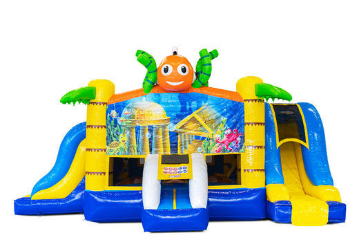 Order inflatable Slide Park Combo Seaworld bouncy castle for children. Buy now inflatable bouncy castles with slide at JB Inflatables America