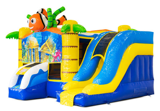 Buy inflatable Slide Park Combo Seaworld bouncy castle for children. Order now inflatable bouncy castles with slide at JB Inflatables America