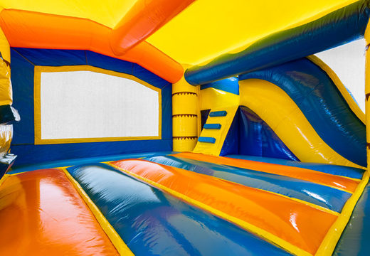 Buy Slide Park Combo inflatable bouncy castle in theme Seaworld for children, Buy now online inflatable bouncy castles with slide at JB Inflatables America