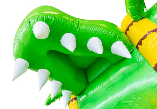 Buy Inflatable Multiplay Crocodile Bouncer With Slide For Kids. Order inflatable bouncy castles now online at JB Inflatables America