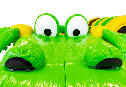 Order inflatable Multiplay Crocodil bouncy castle with slide for children. Buy inflatable bouncy castles now online at JB Inflatables America