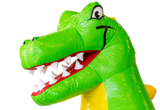 Buy inflatable Multiplay Dinoworld bouncy castle with slide for kids. Order inflatable bouncy castles now online at JB Inflatables America