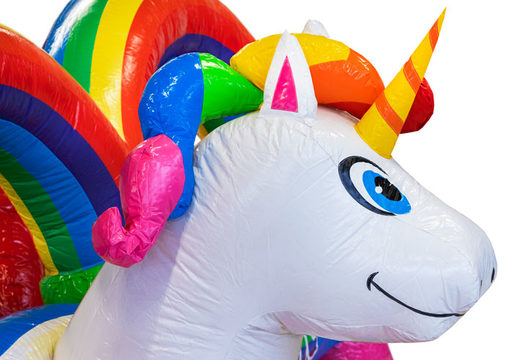 Buy Inflatable Multiplay Unicorn Bouncer With Slide For Kids. Order inflatable bouncy castles now online at JB Inflatables America