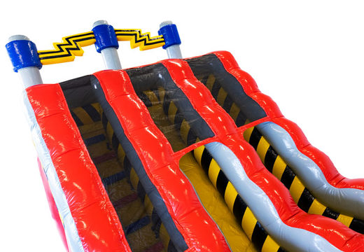 JB Inflatables air cushion with water slide