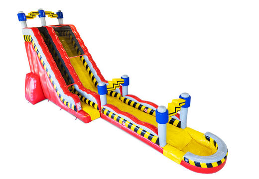 Buy air cushion with water slide in colors at JB Inflatables