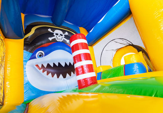 Order inflatable bouncy castle with slide and play object
