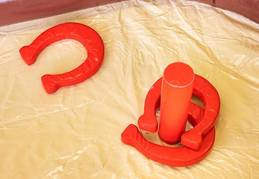 Order inflatable horseshoe throwing game