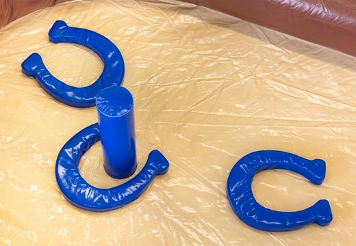 Inflatable horseshoe throwing game for sale