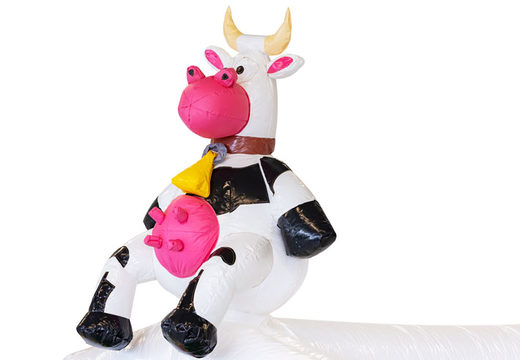 Cow on bouncy castle from JB Inflatables