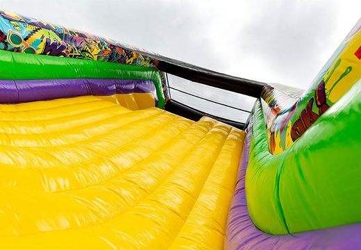 Slide on bouncy castle