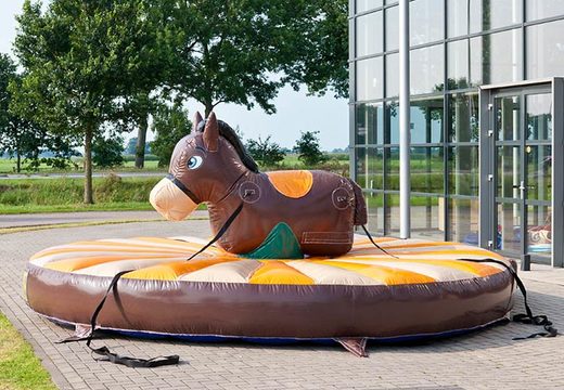 Horse themed inflatable pull rodeo
