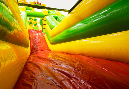 Slide from 4-in-1 multiplay bounce castle in dino theme