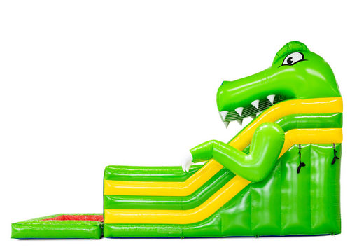 Inflatable bounce house slide multiplay in dino theme