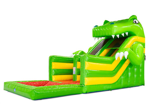Inflatable Multiplay Dino with Connectable Pool Slide
