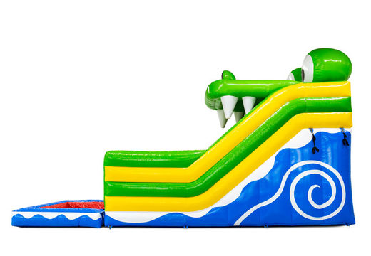 Slide with pool and ball pit module from the side