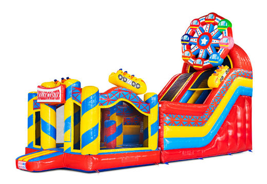 Buy inflatable multiplay bounce house with slide at JB