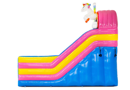 Main element of 4 in 1 Unicorn-themed Multiplay Bouncy Castle with Slide