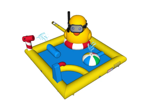 Spraypark Inflatable Water Play Park in Eye-Catching Rubber Duck Theme